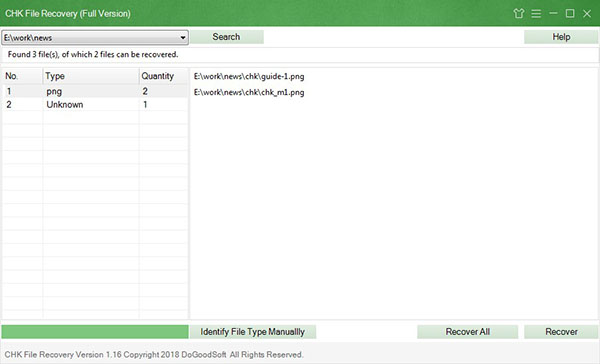 CHK File Recovery