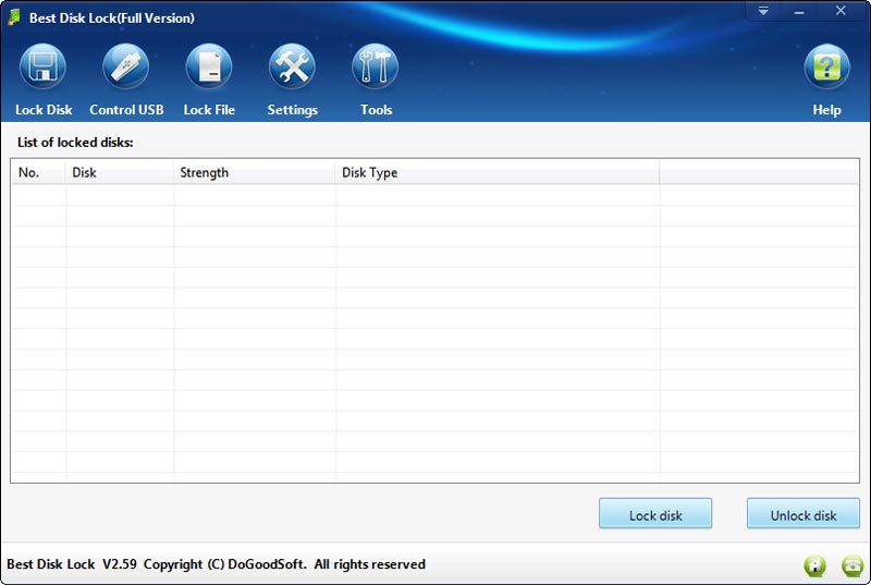 Best Disk Lock 2.67