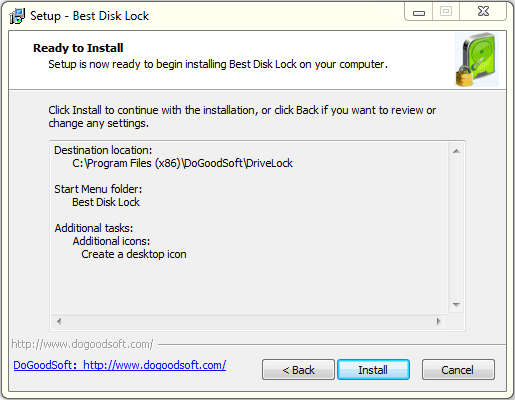 Install Best Disk Lock