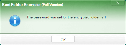 What can I do if I forget the password for my encrypted files?